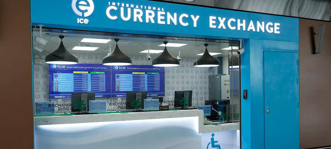 Currency Exchange service at Beijing Daxing Airport
