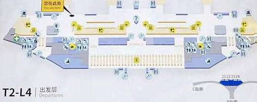 Chengdu Tianfu Airport T2, Terminal 2, Map, Layout, Plan