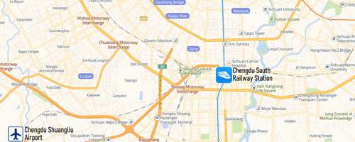 Chengdu Tianfu Airport Map