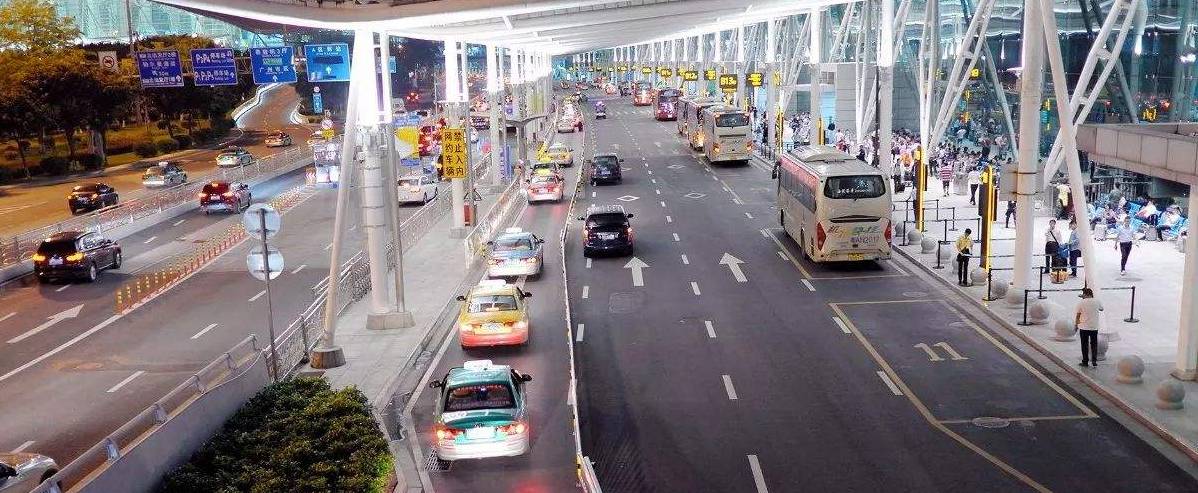 City bus at Guangzhou Baiyun Airport, CAN Airport