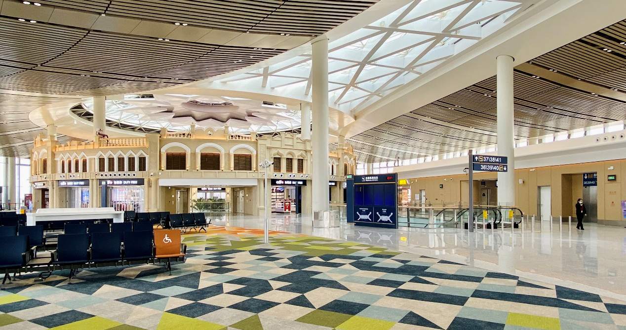 departures hall, Haikou Meilan Airport Terminal 2, T2 of HAK airport