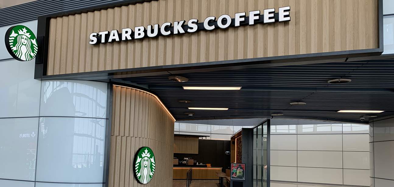 Starbucks in T2 at Ningbo Lishe Airport, NGB Airport