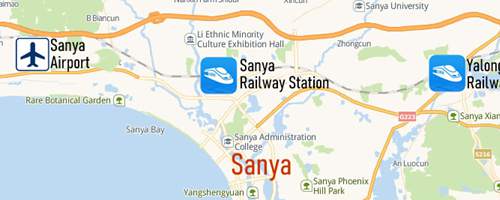 Sanya Phoenix Airport Map