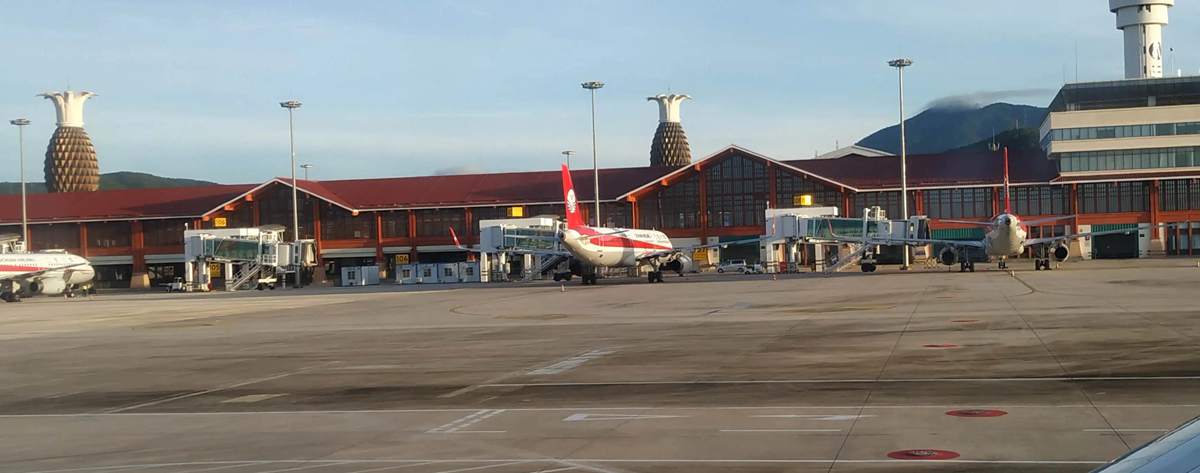 departures hall, Sanya Phoenix Airport Terminal 2, T2 of SYX airport