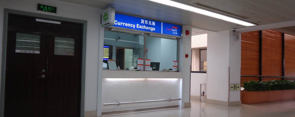 Shanghai Hongqiao Airport Currency Exchange, SHA airport
