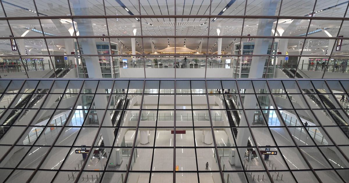Xian Xian'yang Airport Terminal 5, T5 of XIY airport