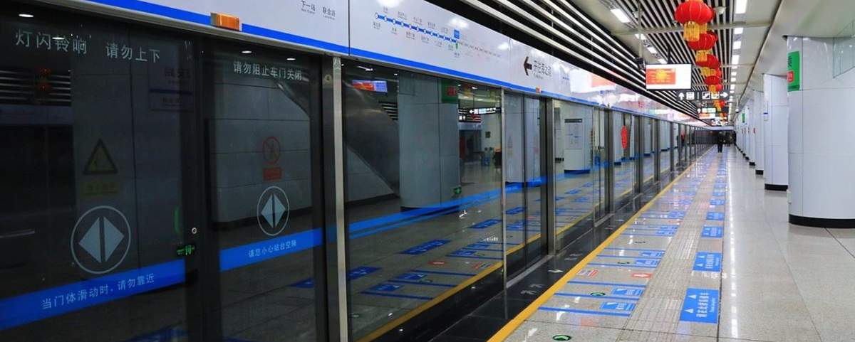 Metro line 1 to Dalian North Railway station