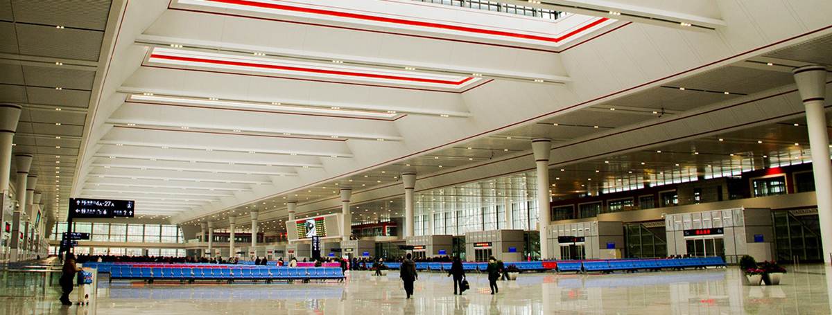 Departures hall at Guiyang North Railway station, Guiyang North Train Station