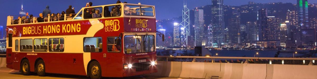 Bus at Hong Kong West Kowloon Railway Station