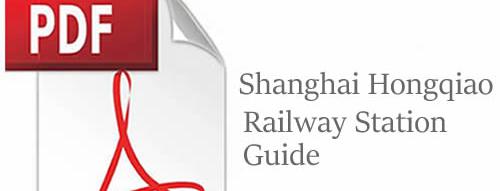 Shanghai Hongqiao Railway Station Guide PDF