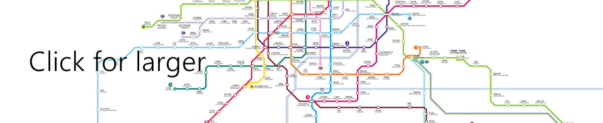 Metro Map of Shanghai Railway Station, Shanghai Subway Map