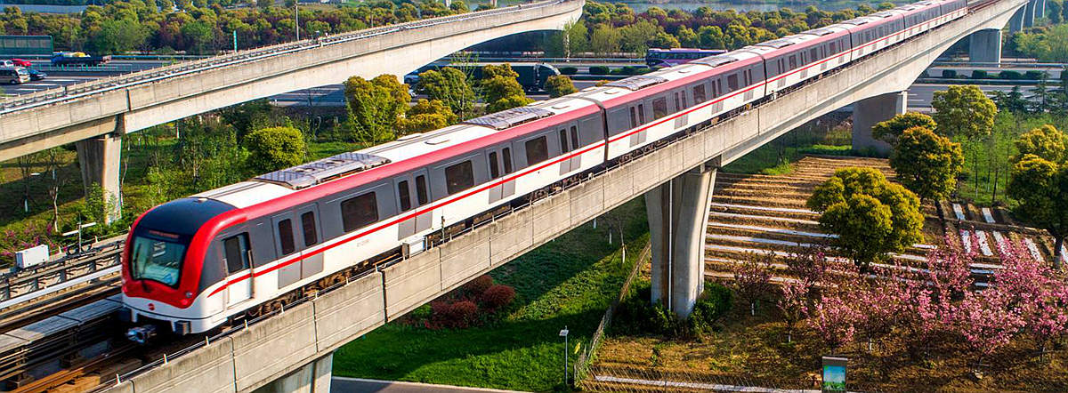 Metro line 2 and line 4, subway at Wuxi East Railway station, Wuxi Dong Train Station